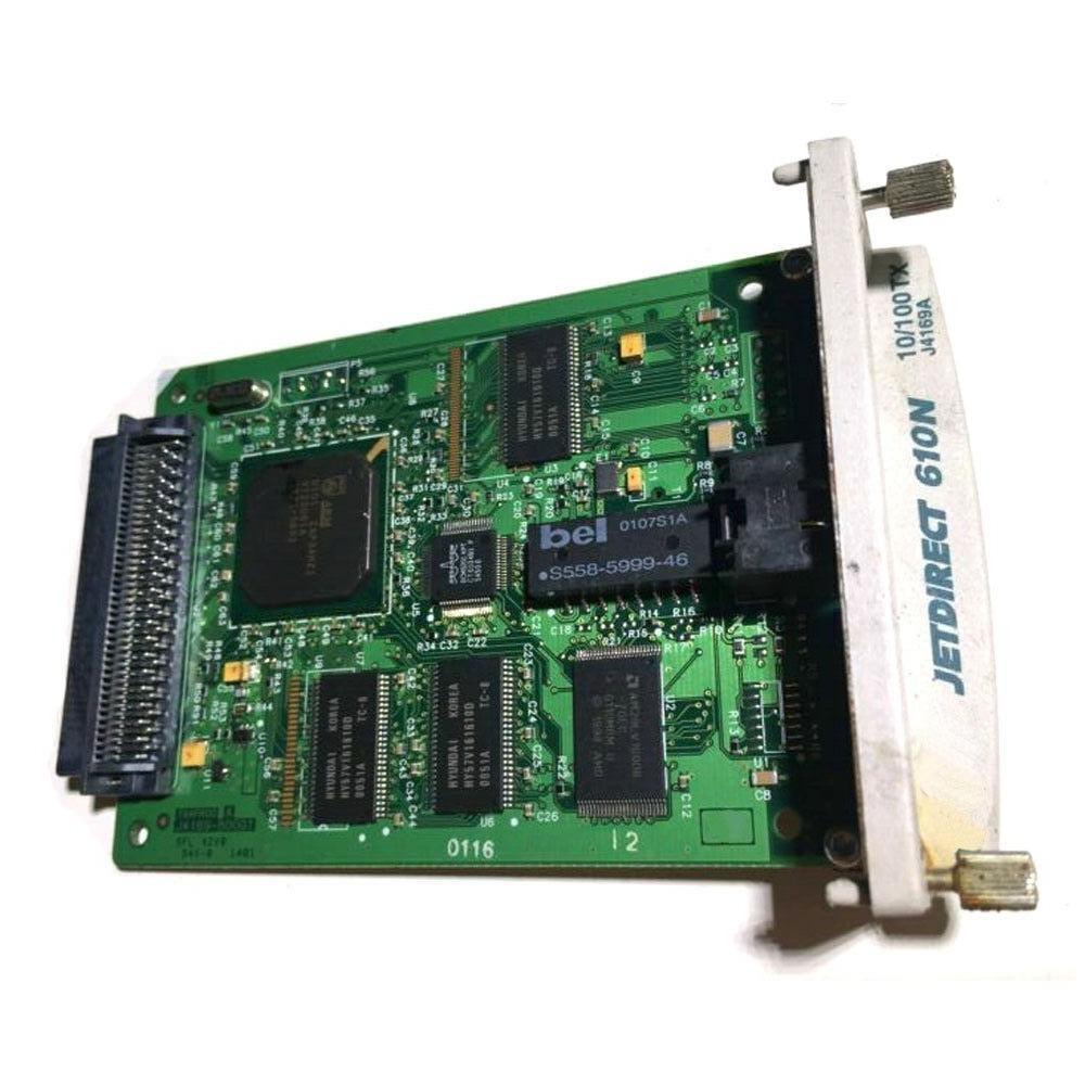 NETWORK JETDIRECT SERVER 610N J4169A 10/100TX CARD PRINT HP 600