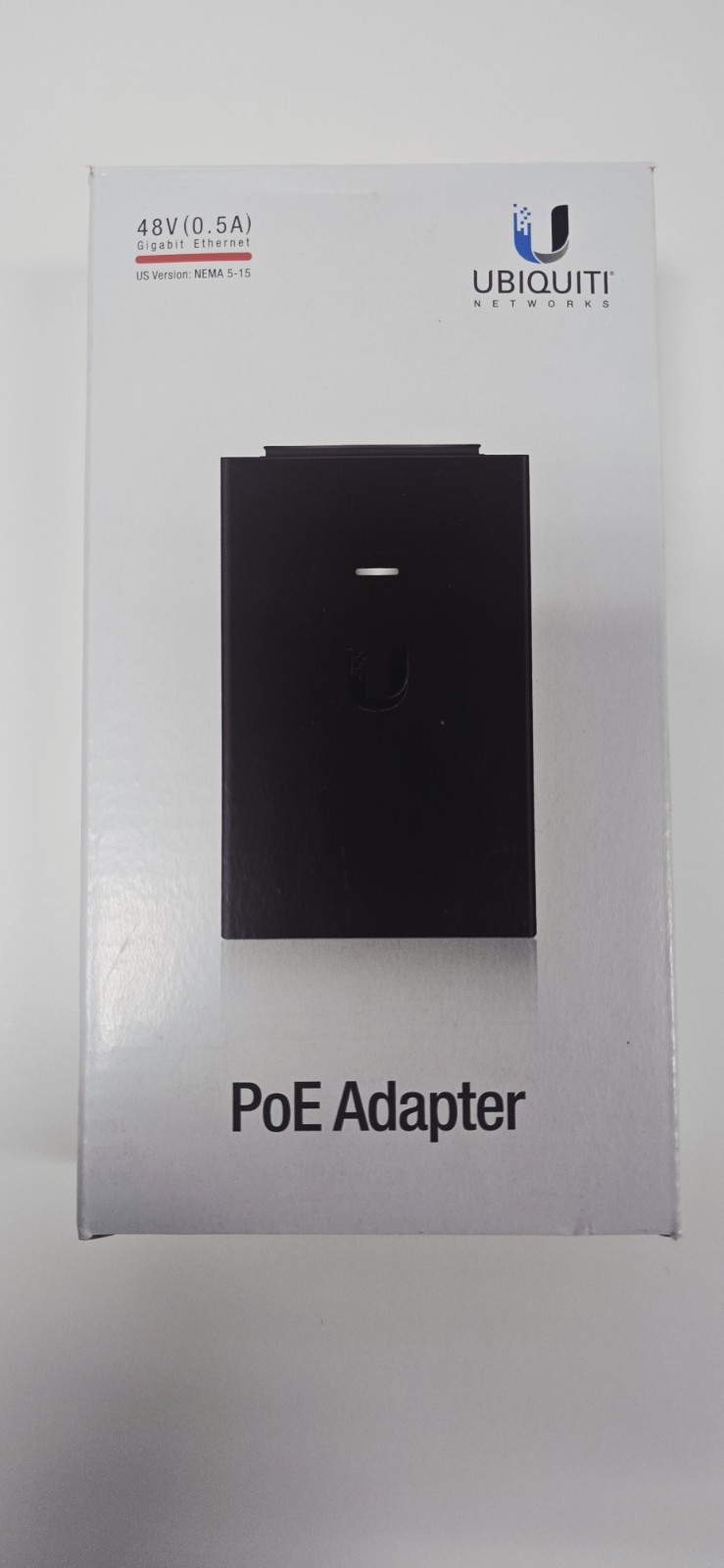 Ubiquiti Networks Poe 48v Adapter 0.5A Power Over Ethernet