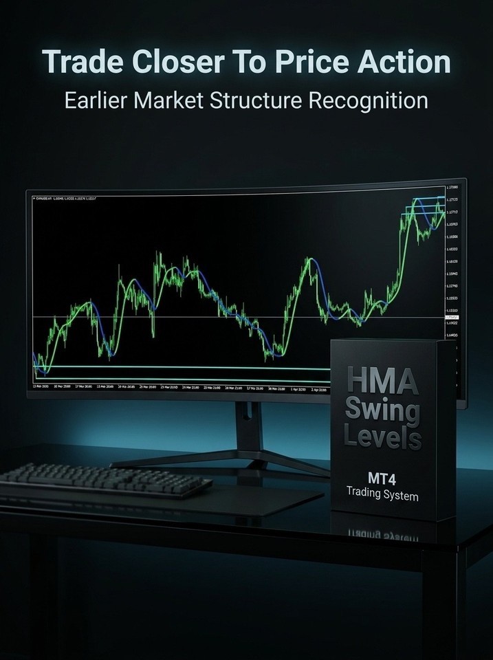 Gold Trading Blueprint for MT4 & MT5 | HMA EMA Pullback Strategy + Indicators