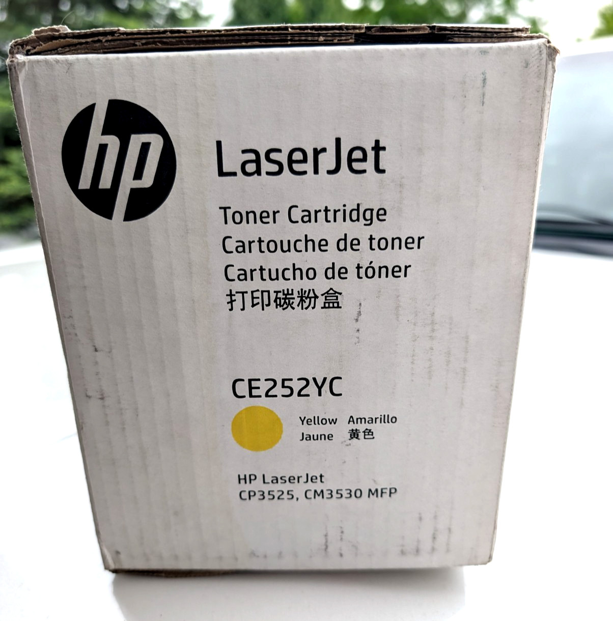 Lot of 4 HP Toner: (CE250YC CE251YC CE252YC CE253YC) for LaserJet CP3525 CM3530
