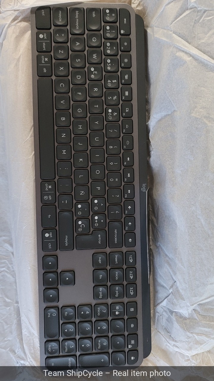SPANISH Logitech MSX Keys S Wireless Keyboard Bluetooth Backlit USBC Recharge