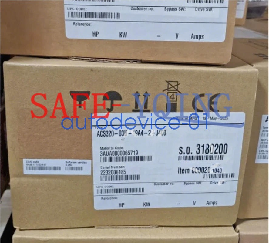 1PC New ACS320-03U-19A4-2+J400 ABB Drive 240 VAC 5HP 3-phase with Keyboard