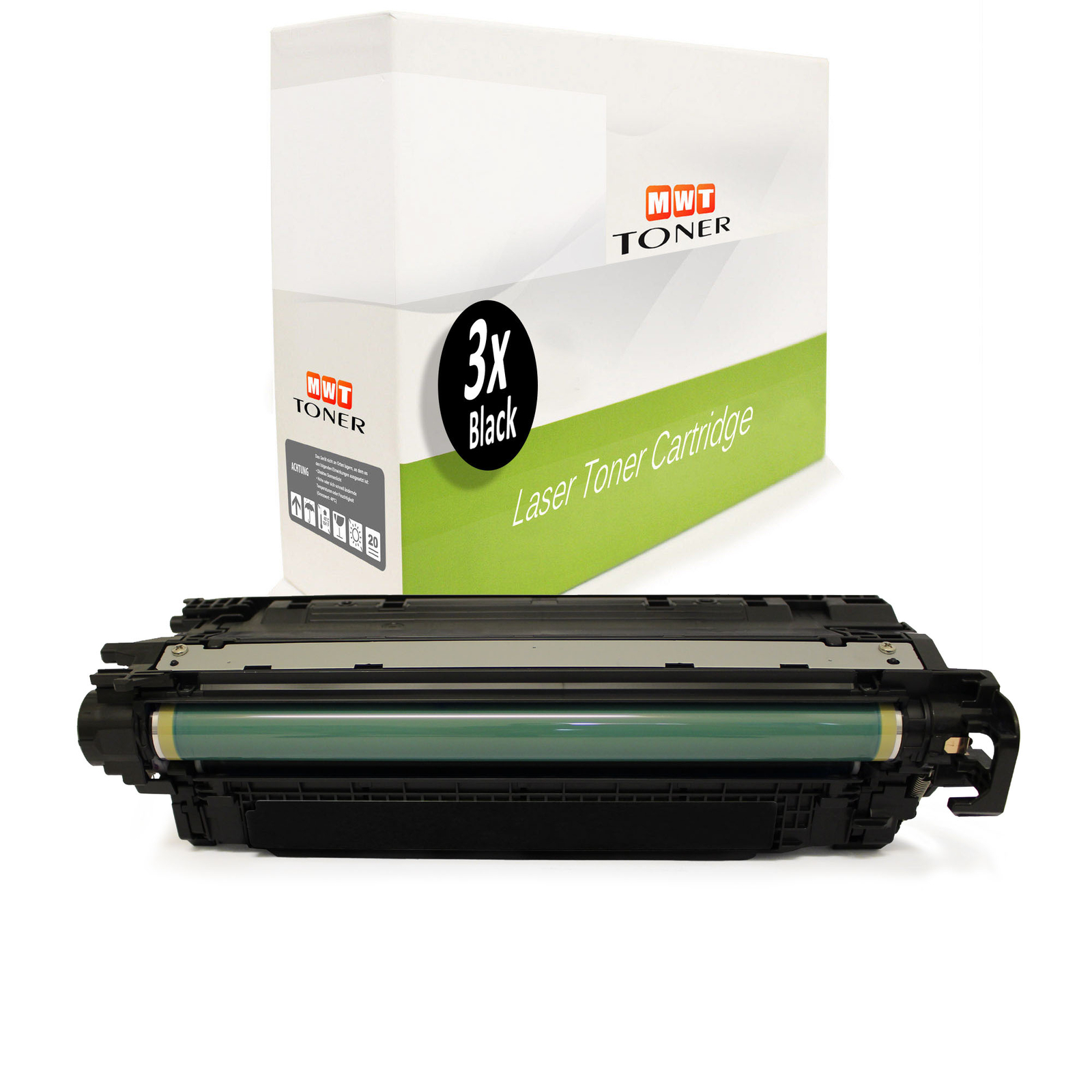 3x MWT Toner BLACK XXL Compatible for HP CE260X 649X Toner Cartridge