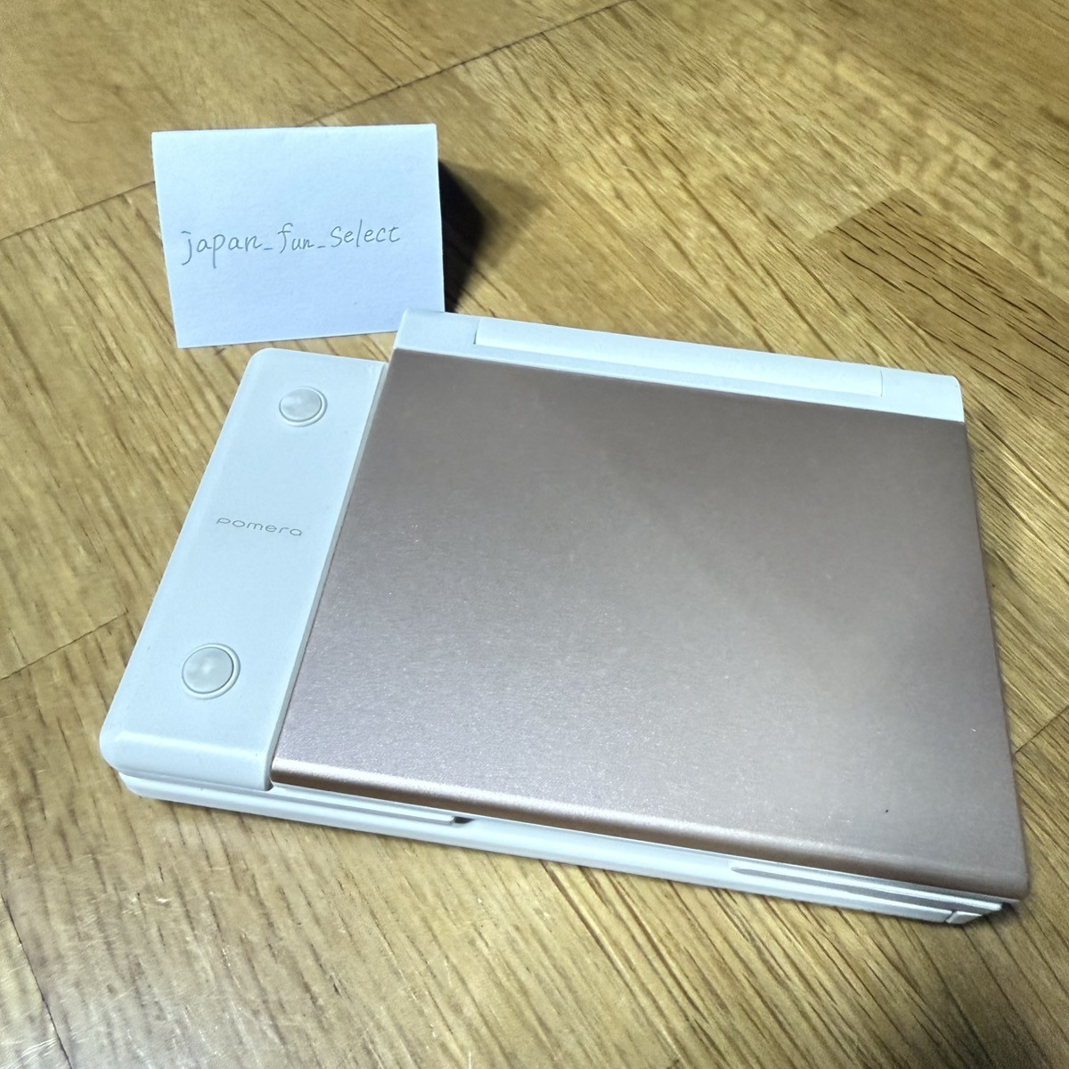 KING JIM Pomera DM5 Pink Gold Digital Memo Compact Lightweight Keyboard Exc