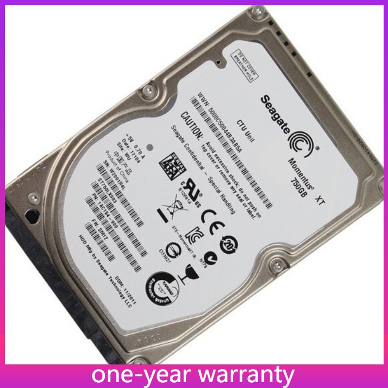 ST750LX003 Seagate Momentus XT 750GB 7200 RPM SATA 2.5" Laptop SSHD Hybrid Drive