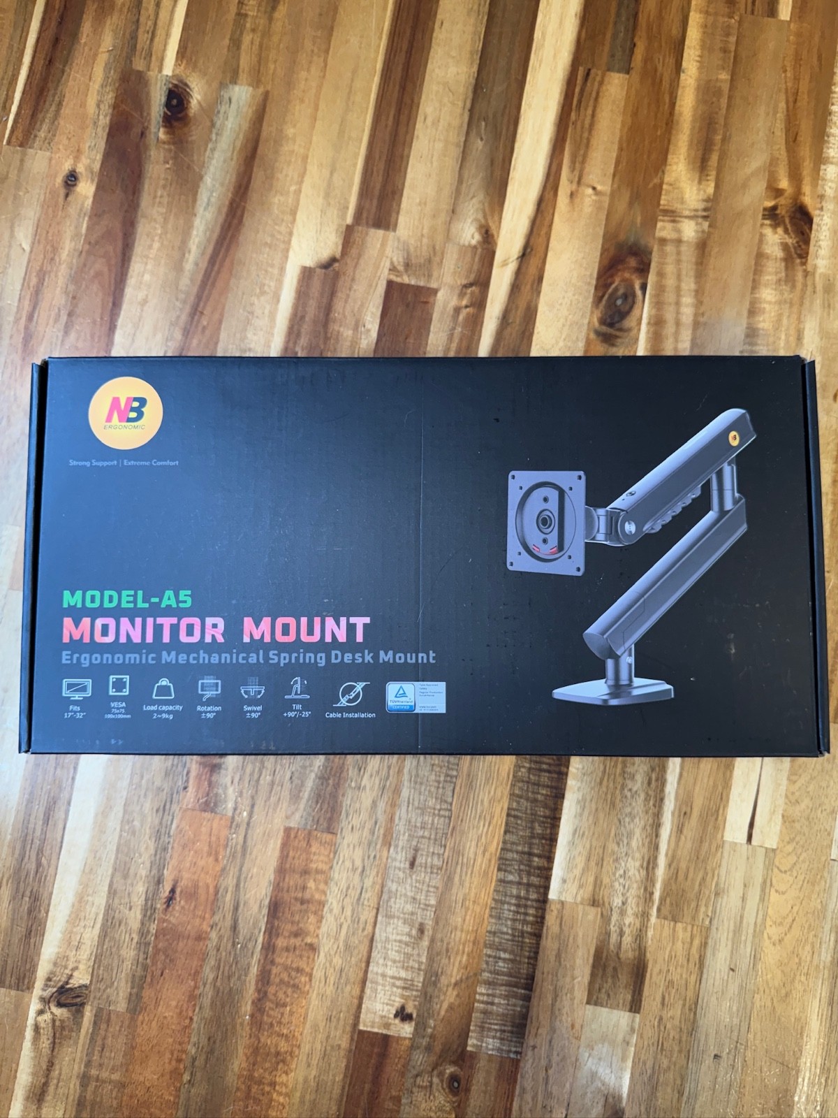 Standopia NB ERGONOMIC MECHANICAL SPRING DESK Monitor Mount - NEW/Open Box