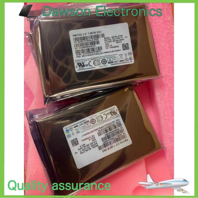 MZWLJ7T6HALA-00007 Samsung PM1733 7.68TB SSD NVME MZ-WLJ7T60 U.2 PCIE 4.0 X4