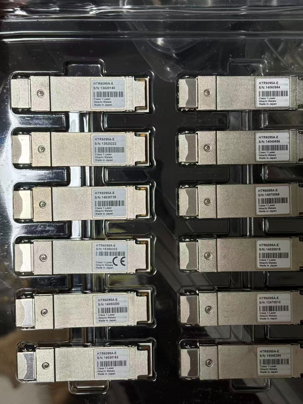 Lots of 50pcs HITACHI QSFP-40G-LR4 HTR6095A-E 40G 10KM Transceiver module