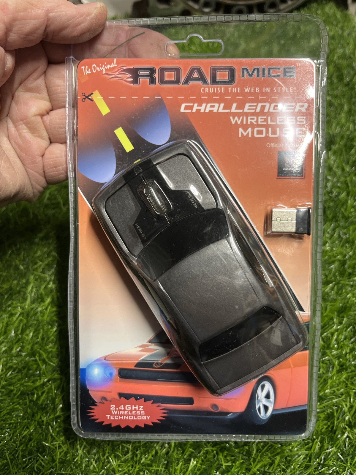 The Original Road Mice Computer Mouse Grey Challenger Wired NEW Rare   AA-1