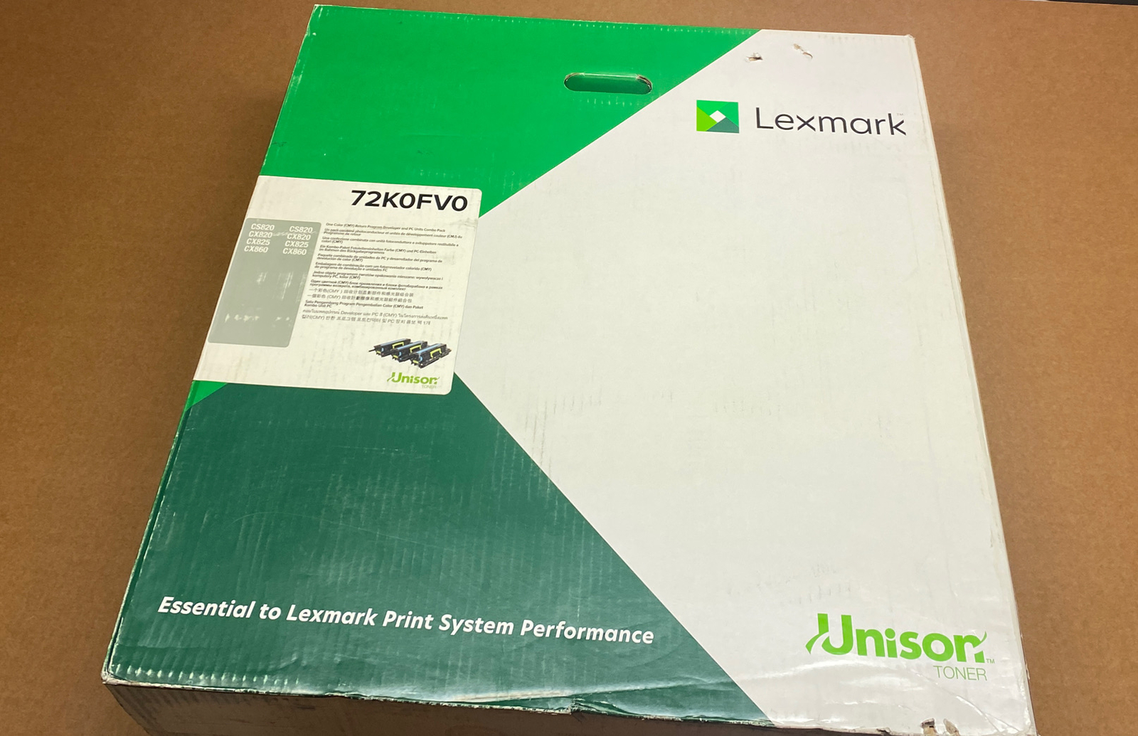 Genuine Lexmark 72K0FV0 CMY Colour Developer and Photoconductor Unit(Combo Pack)