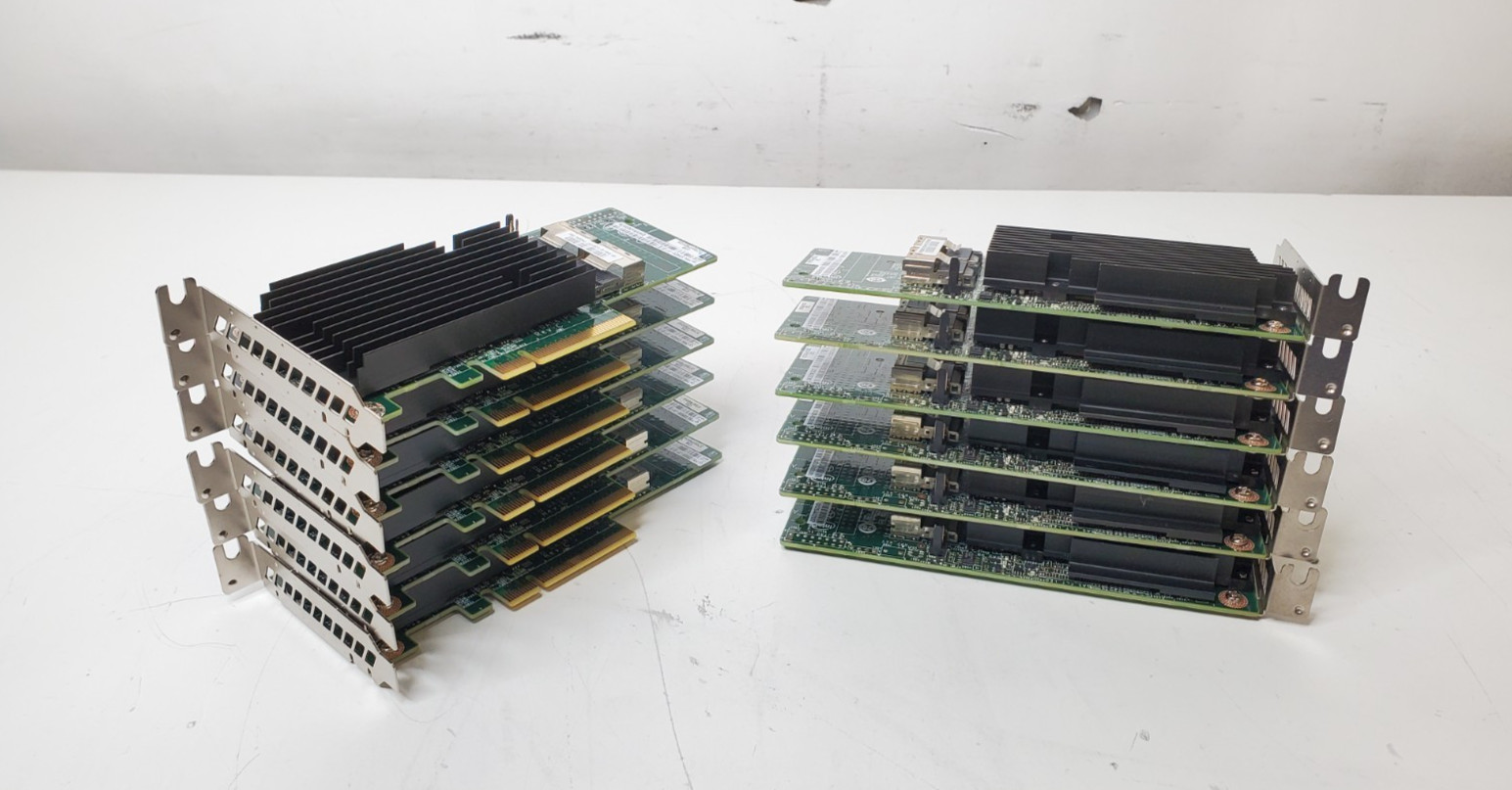 Lot of 12 Intel 8-Port SAS/SATA RAID Controller Card (PBA G35828-311)