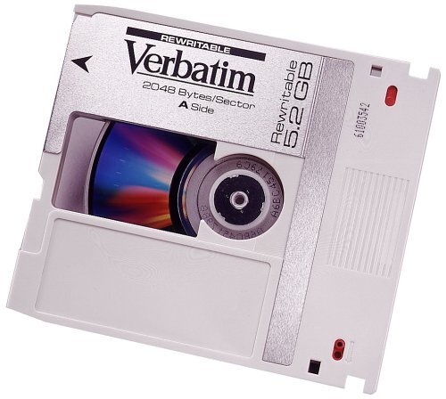 Verbatim 5.25 Rewritable Optical 600MB 512 B/S 1Pk