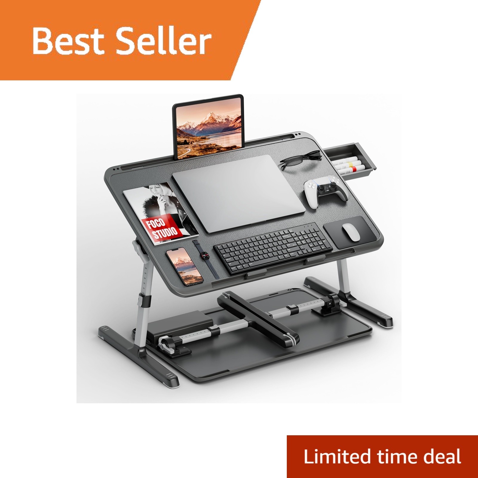 Potuopy Laptop Lap Desk Black XXL
