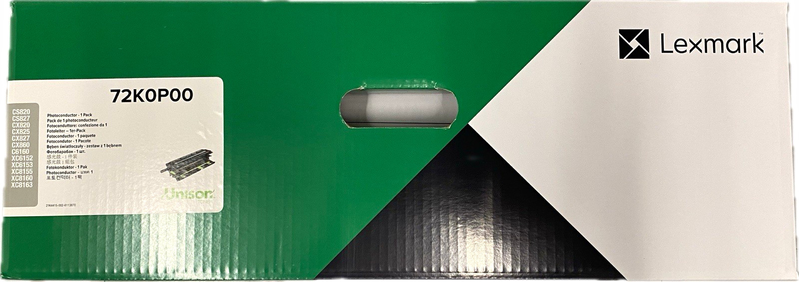Lexmark 72K0P00 Photoconductor Drum Unit 1-Pack for CS820 CS827 CX820