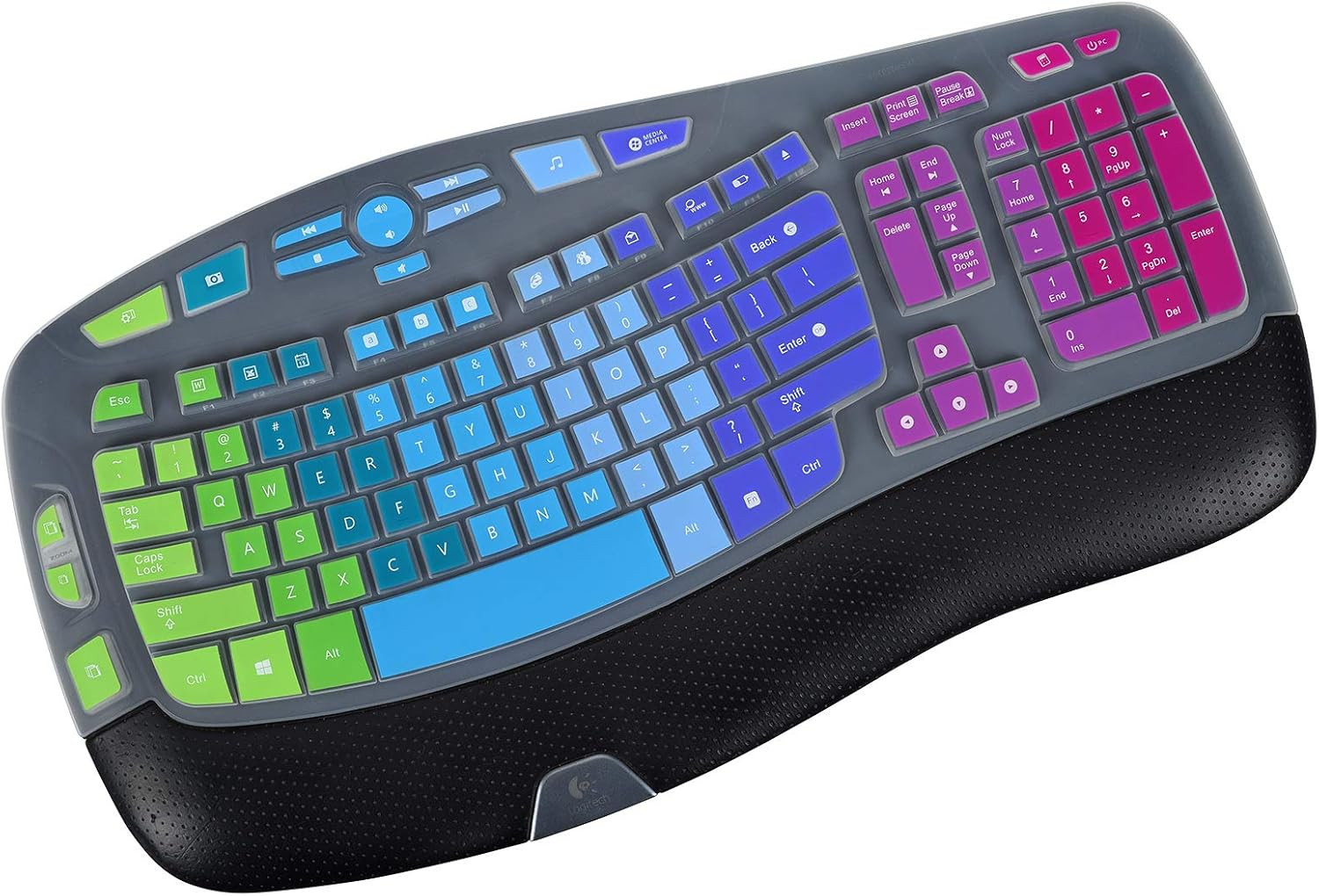 Keyboard Cover for Logitech K350 MK570 MK550 Wireless Wave Keyboard, K350 Wirele