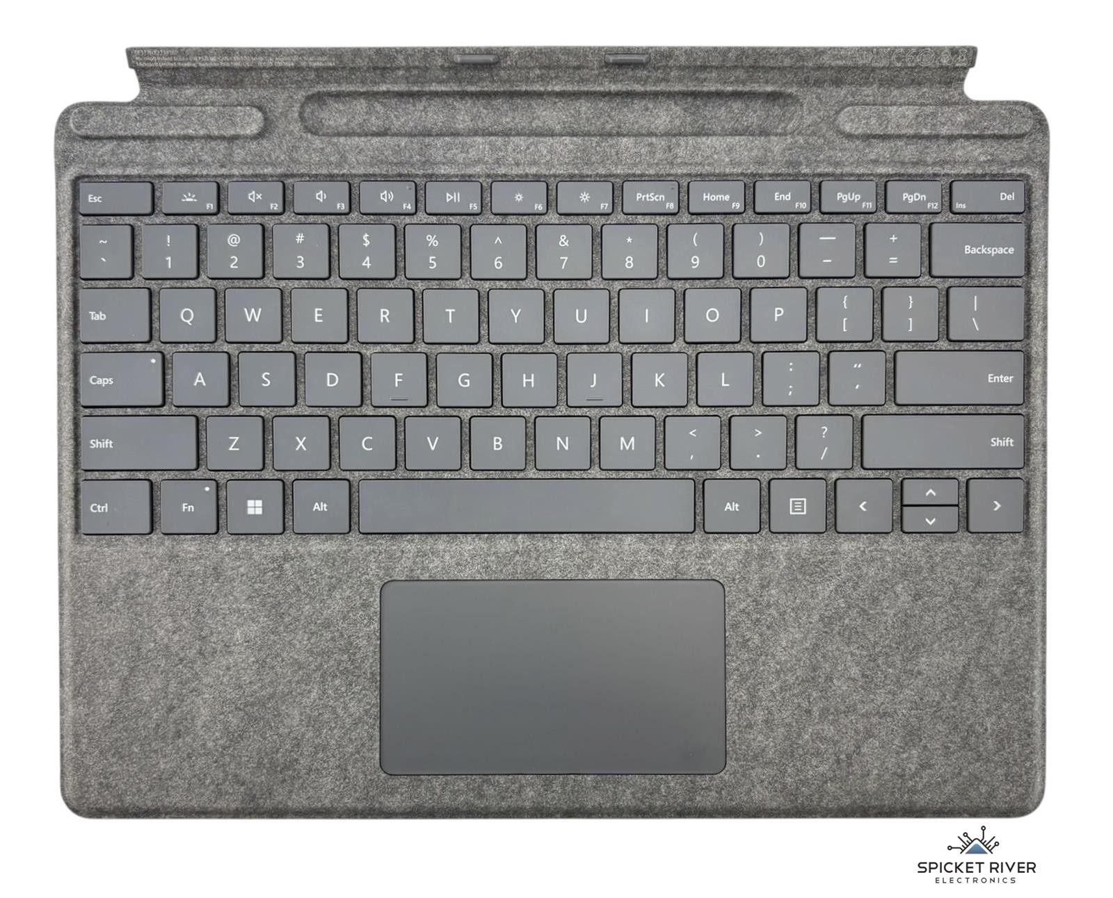 Microsoft 1864 Surface Pro 11/10/9/8/X Type Cover Keyboard - Grey