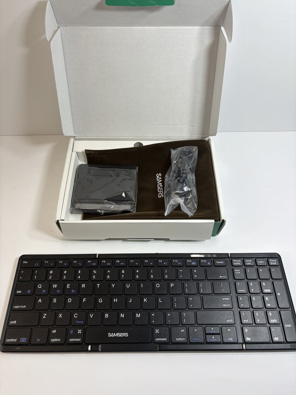 SAMSERS Foldable Wireless Keyboard Bluetooth Travel