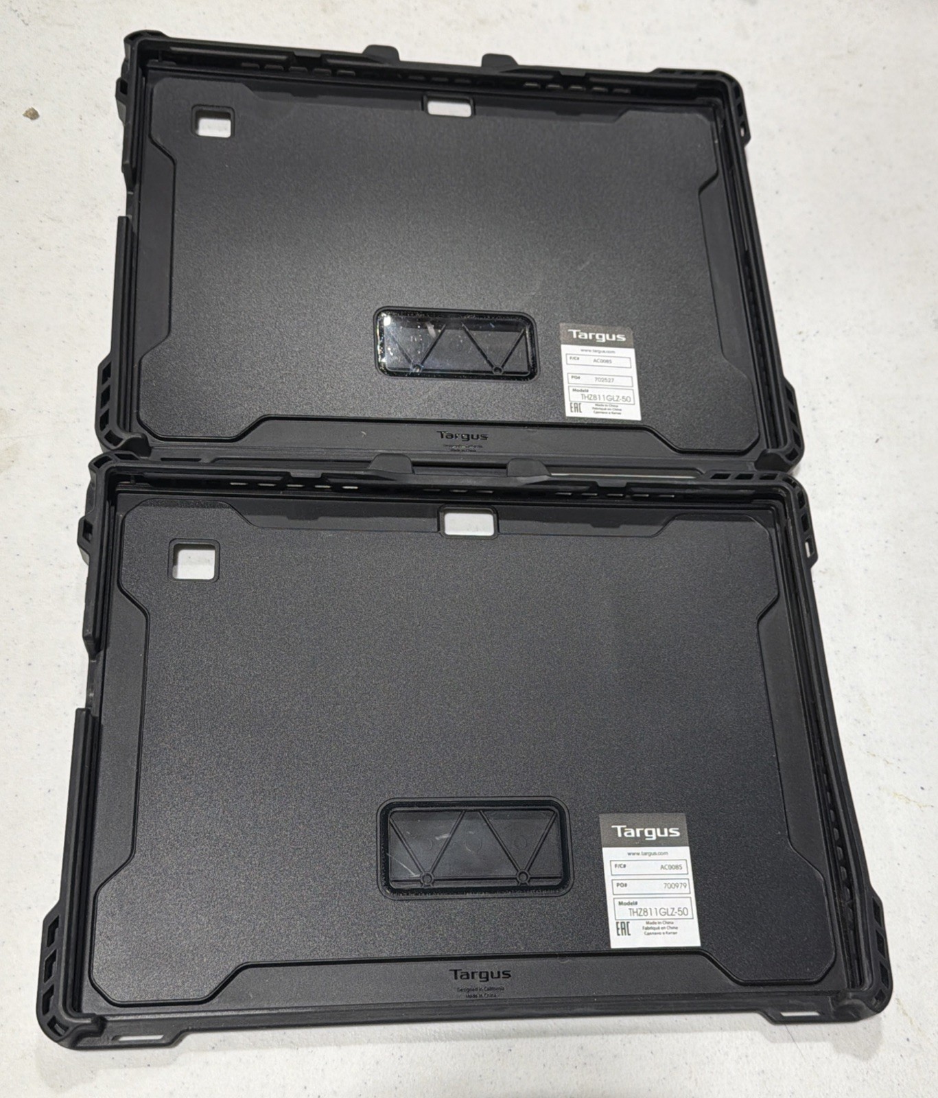 2x Targus Commercial Grade Tablet Case HP Elite x2 G4 & G8 Black THZ811GLZ-50