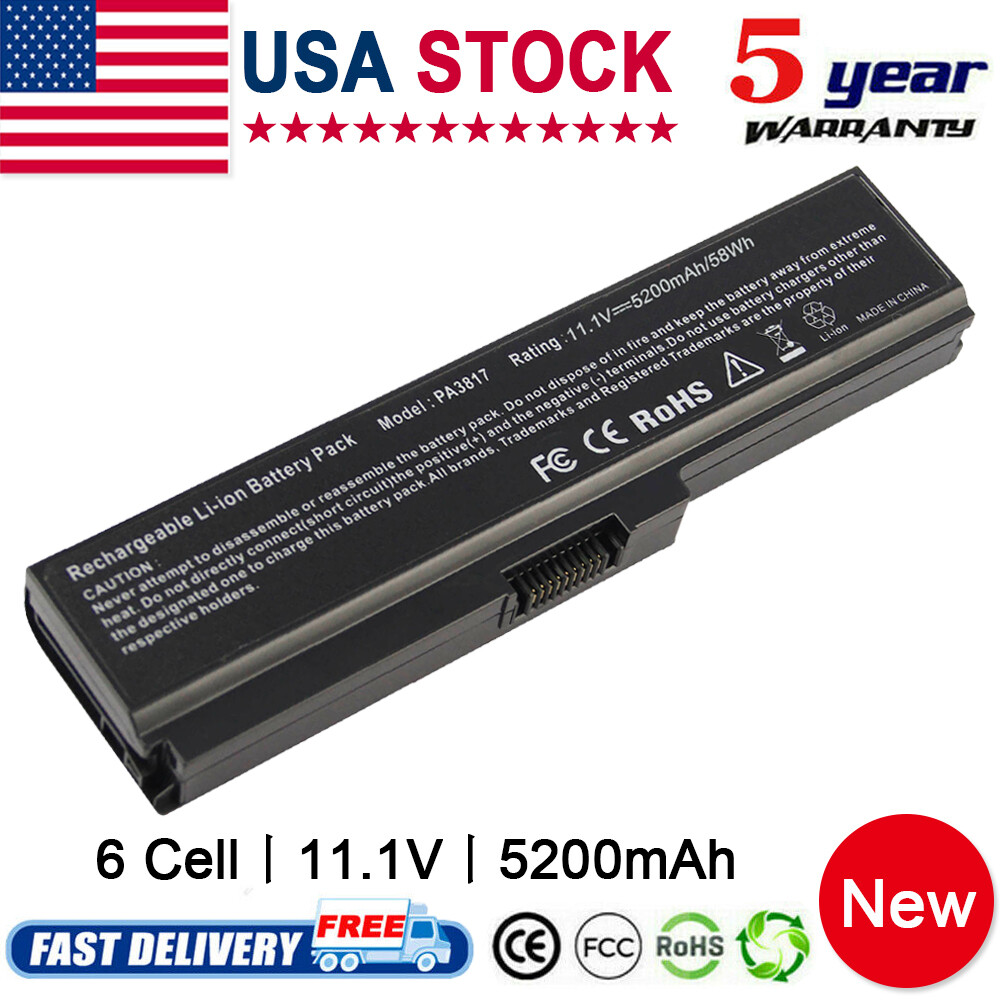 Battery For Toshiba Satellite L650 L655 L655D L670 L755 L775D PA3636U-1BRS C670