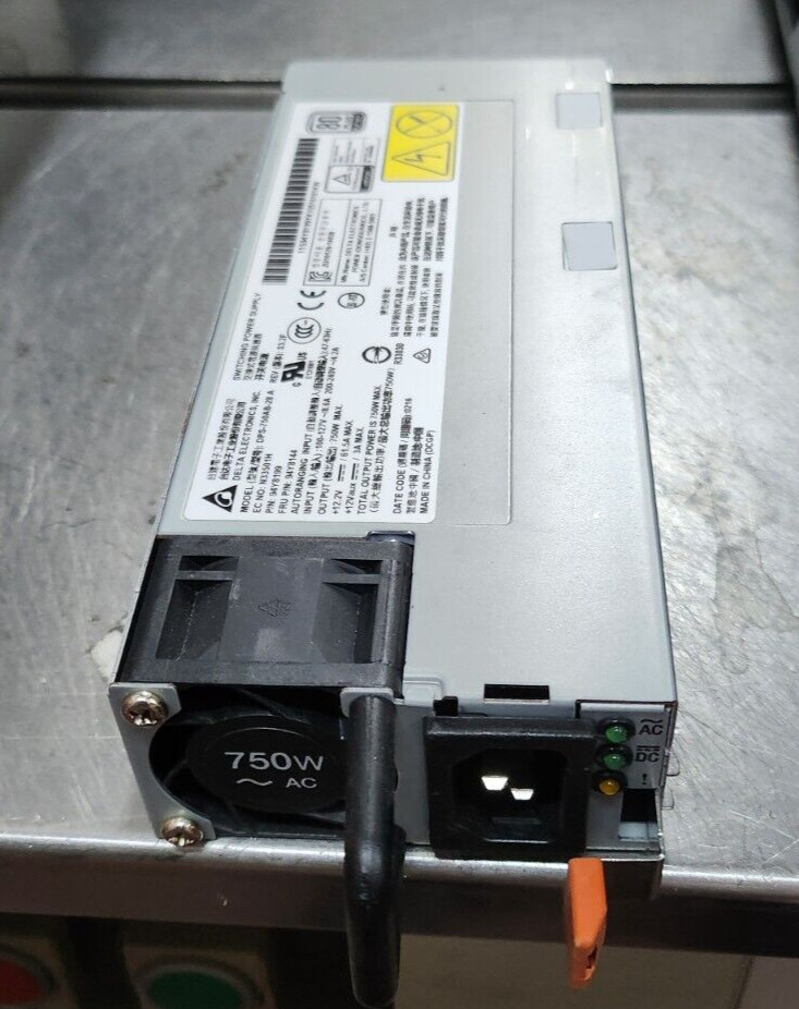 IBM 94Y8199 94Y8144 Delta DPS-750AB-28 A 750W Power Supply 80 Plus Platinum