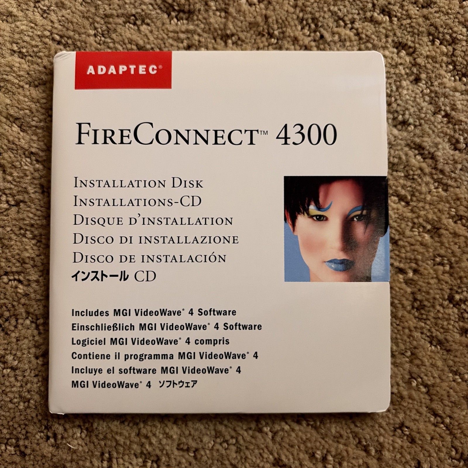 Adaptec FireConnect 4300 Installation Disk NEW