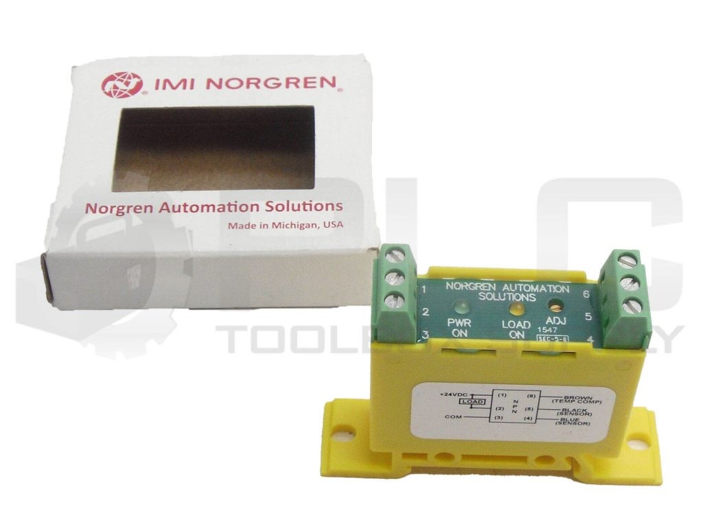 NEW IMI NORGREN SMR36005 M5 NUT DETECTOR NPN MONITOR 24VDC