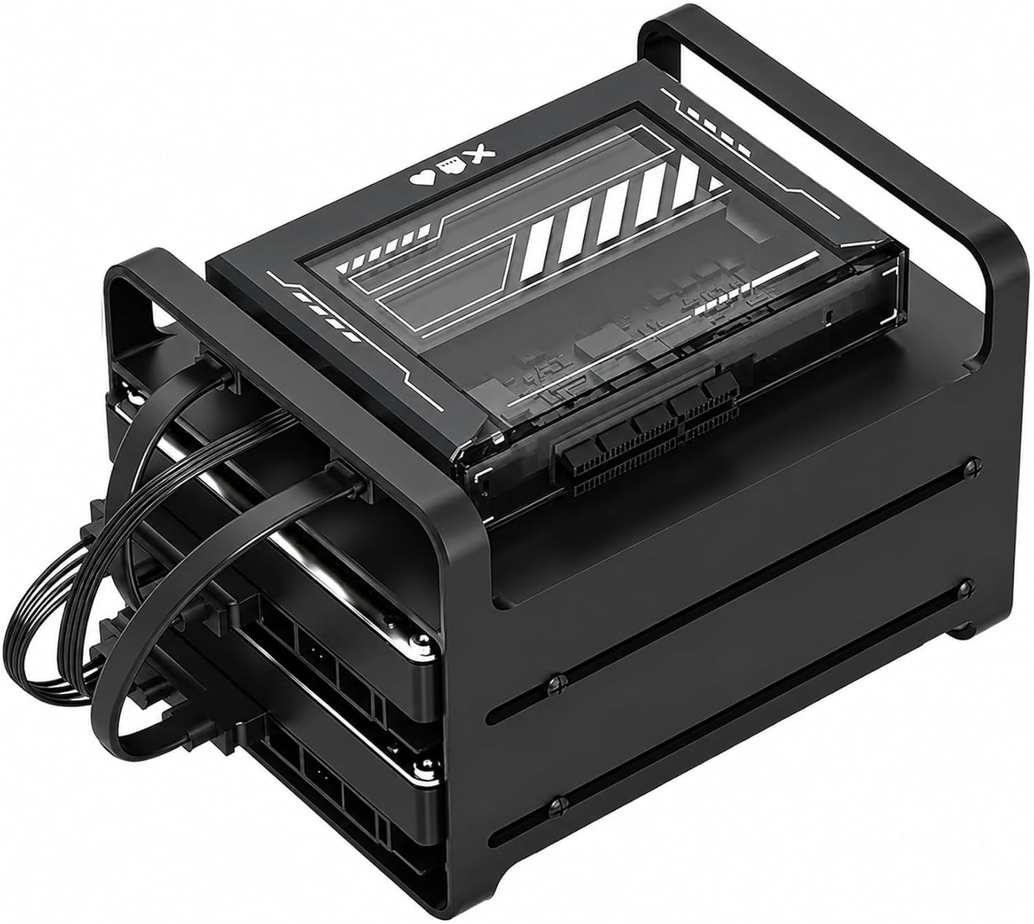 7700 X86 DIY NAS Kit – 2-Bay Mini Home Server, Intel Quad-Core, 16GB RAM, Pcie E