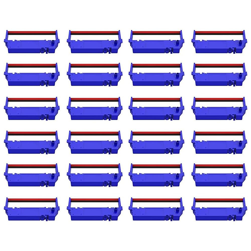 24 PCS Black Red Compatible Printer Ink Ribbon Replacement Star RC700BR SP712