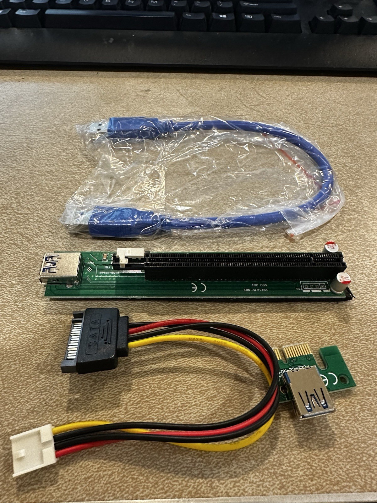 NEW PCIe 16x to 1x/4x/8x/16x Riser Adapter Card for GPU Mining Open Air Rig