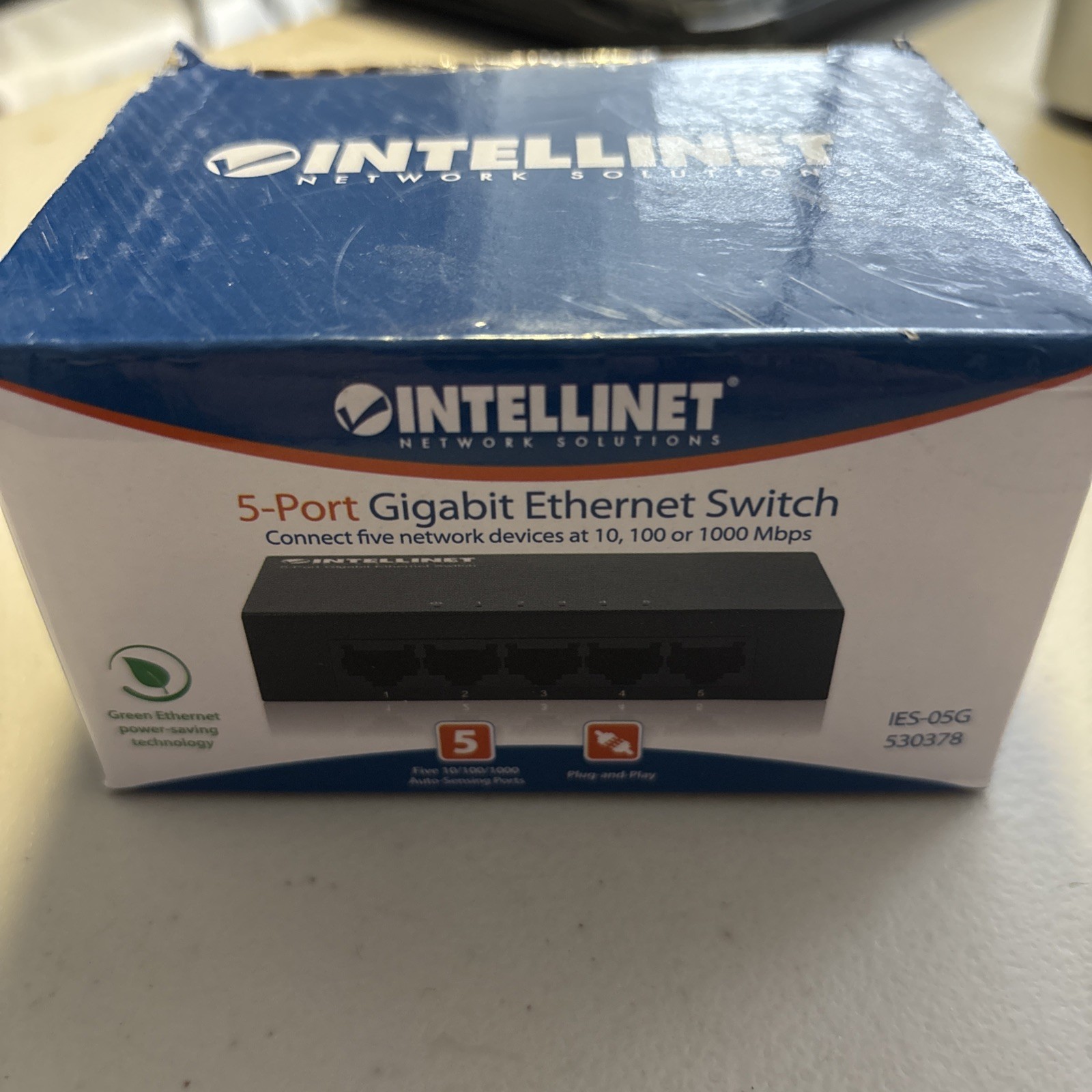 Intellinet IES-05G 530378 5-Port Gigabit Ethernet Switch