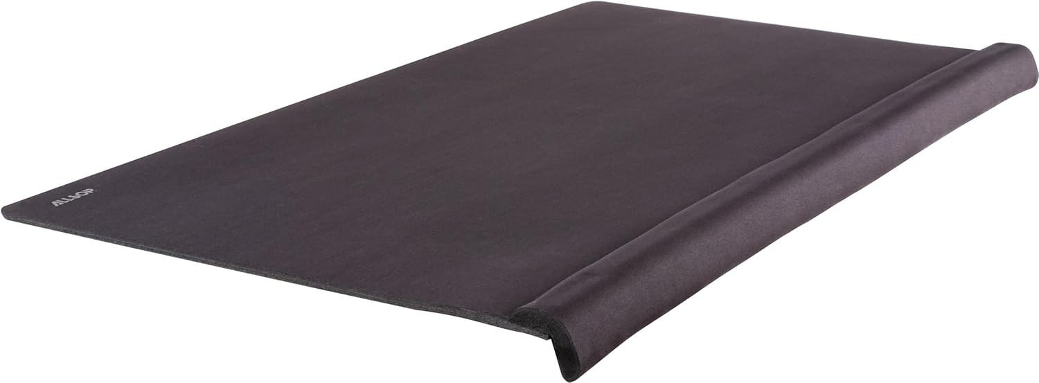 Ergoedge Deskpad W/Large Wrist Rest & Mousing Surface Foam Large Black