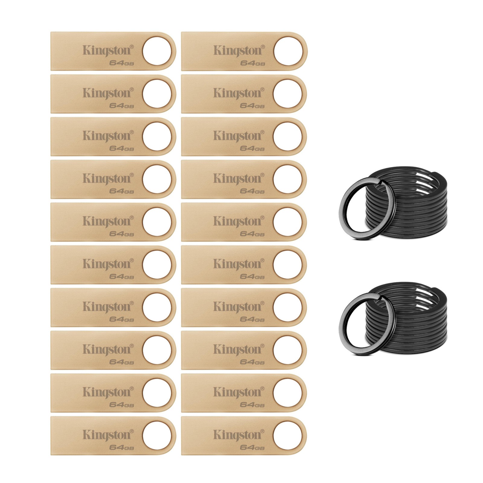 Kingston DataTraveler 64GB SE9 G3 USB 3.2 Gen 1 Flash Drive 20 Pack