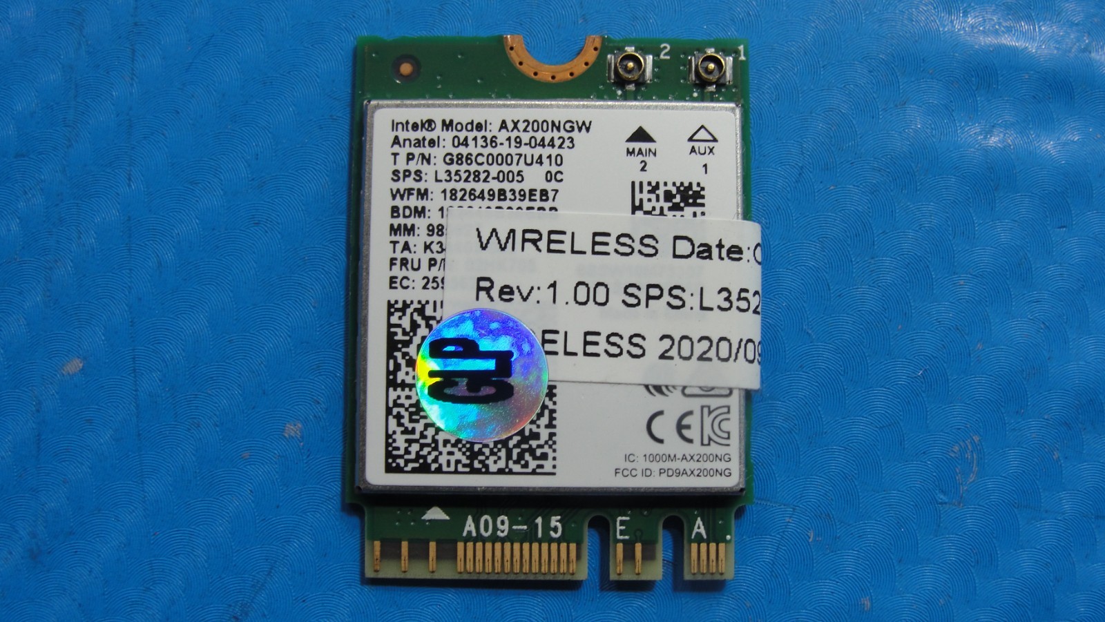 HP EliteBook 14” 840 G6 Genuine Wireless WiFi Card AX200NGW L35282-005