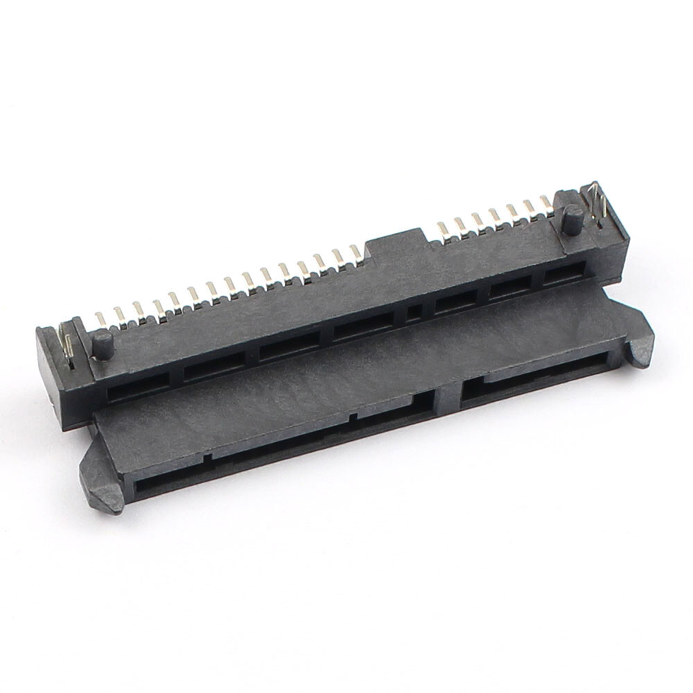 10Pcs Sata 7+15 22 Pin 22P SMT SMD Type Female Socket Connector Adapter H=6.74mm
