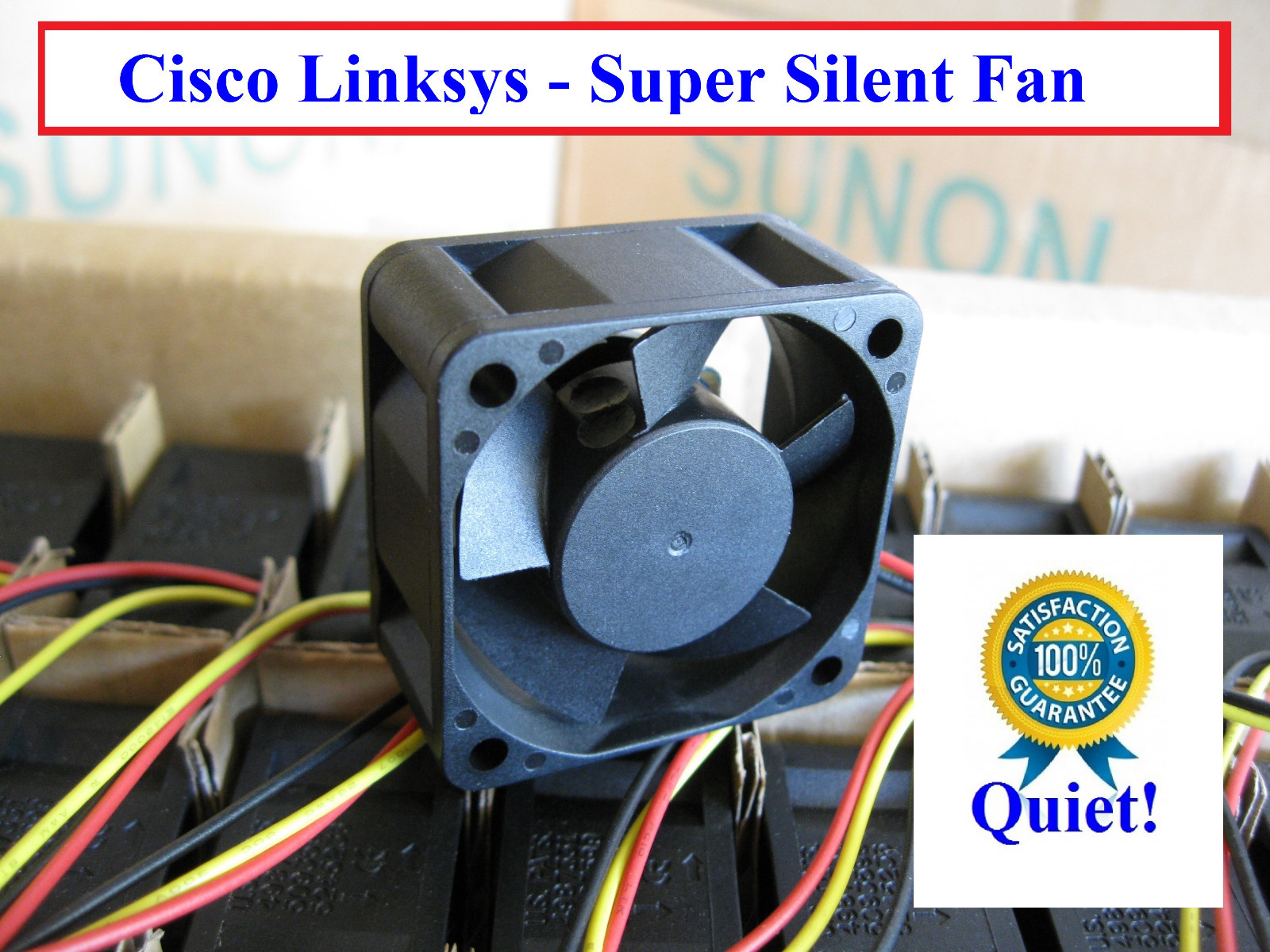1x very *Quiet* Sunon fan 18dBA Noise for Cisco Linksys SRW224G4P PoE Switch