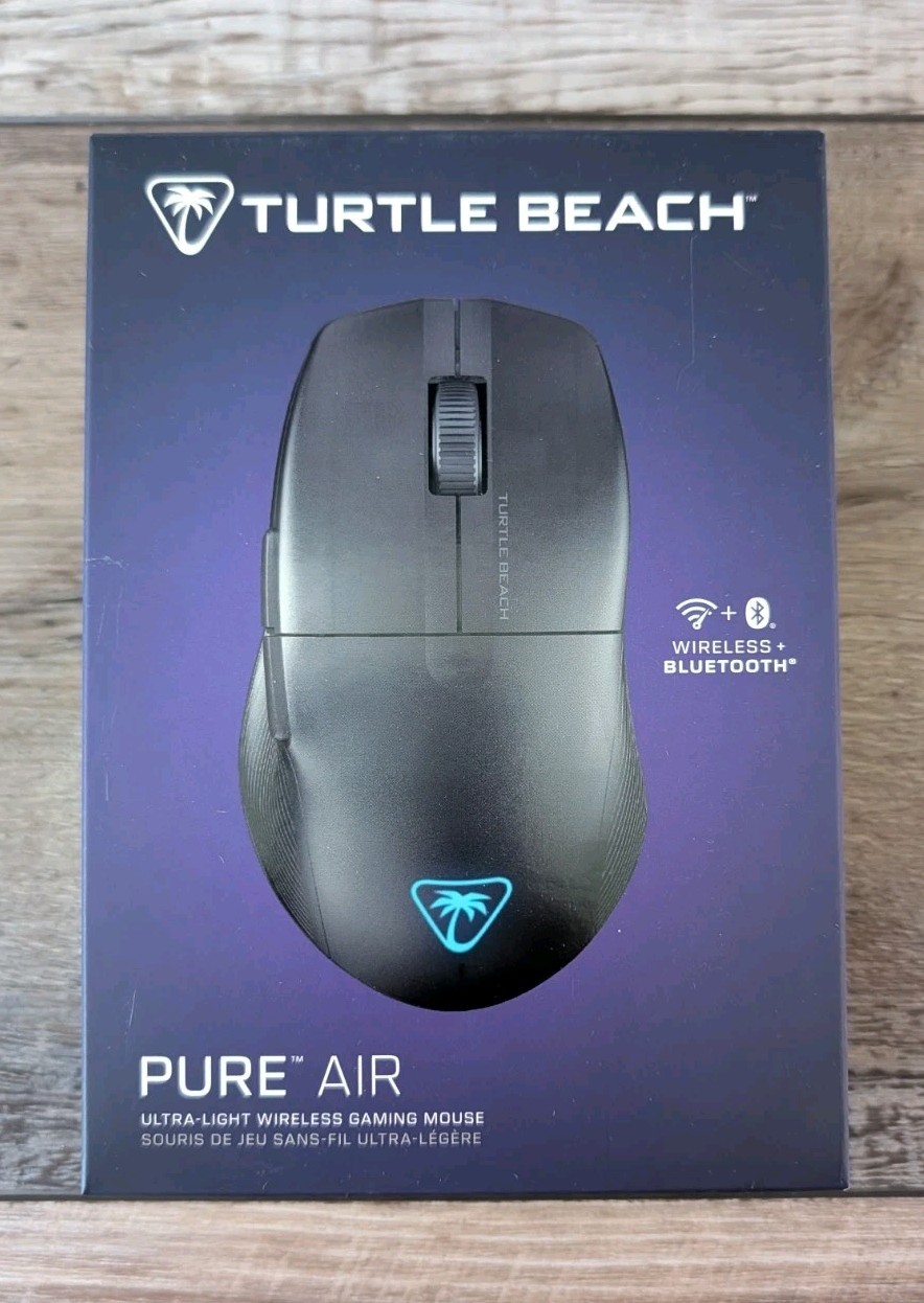 Turtle Beach Pure Air Wireless RGB Gaming Mouse for PC Ultra-Lightweight 26K DPI