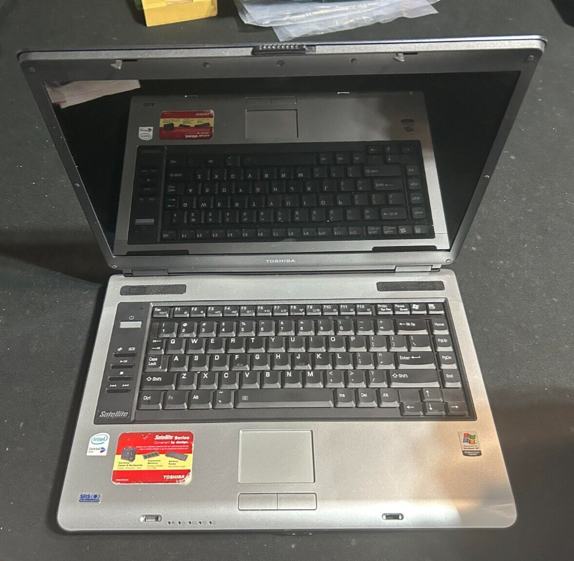 Toshiba Satellite A105-S4324 intel Centrino Duo NO RAM NO HDD FOR PARTS ONLY