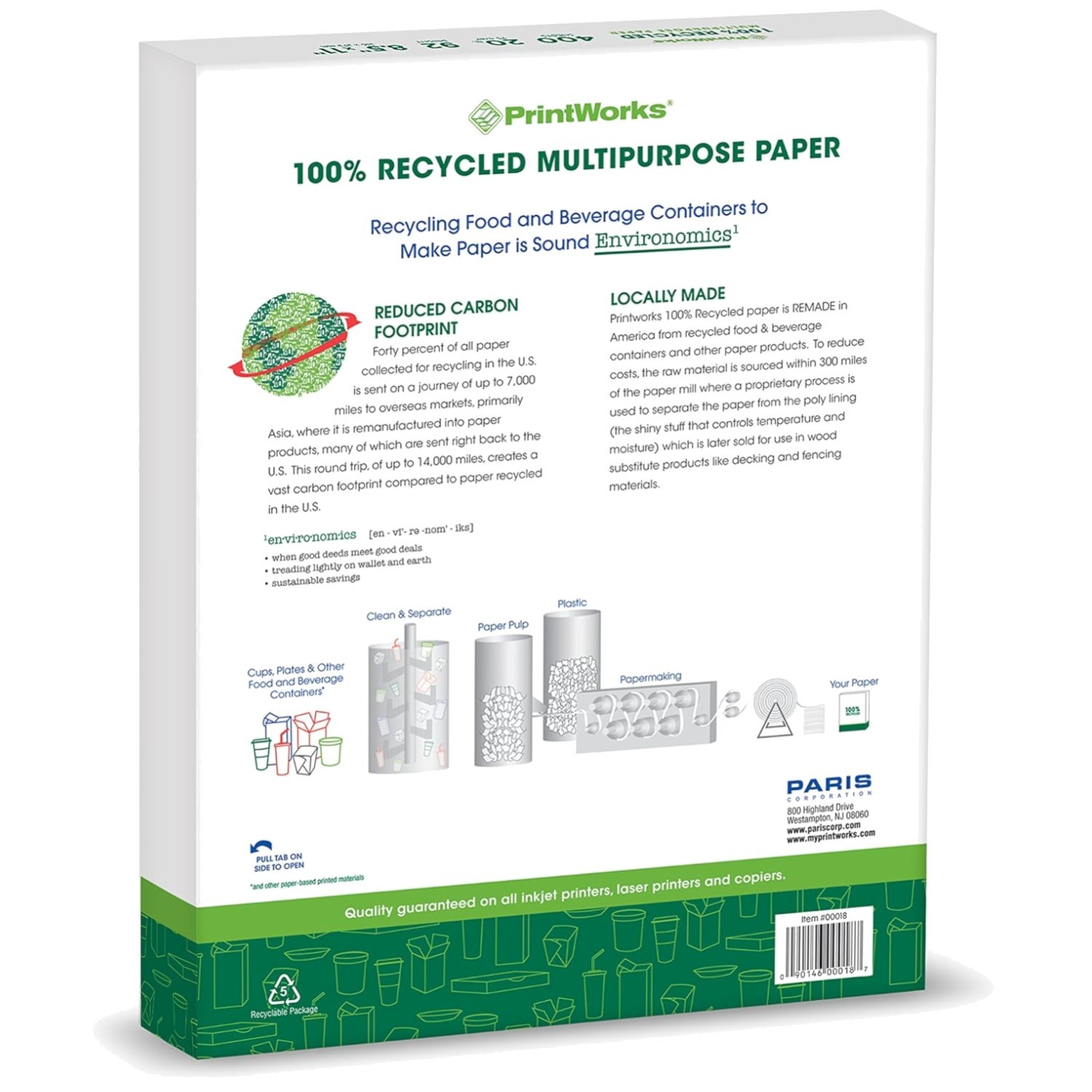 Multipurpose 3-Pack Printer Paper - 8.5" x 11" - 92 Bright