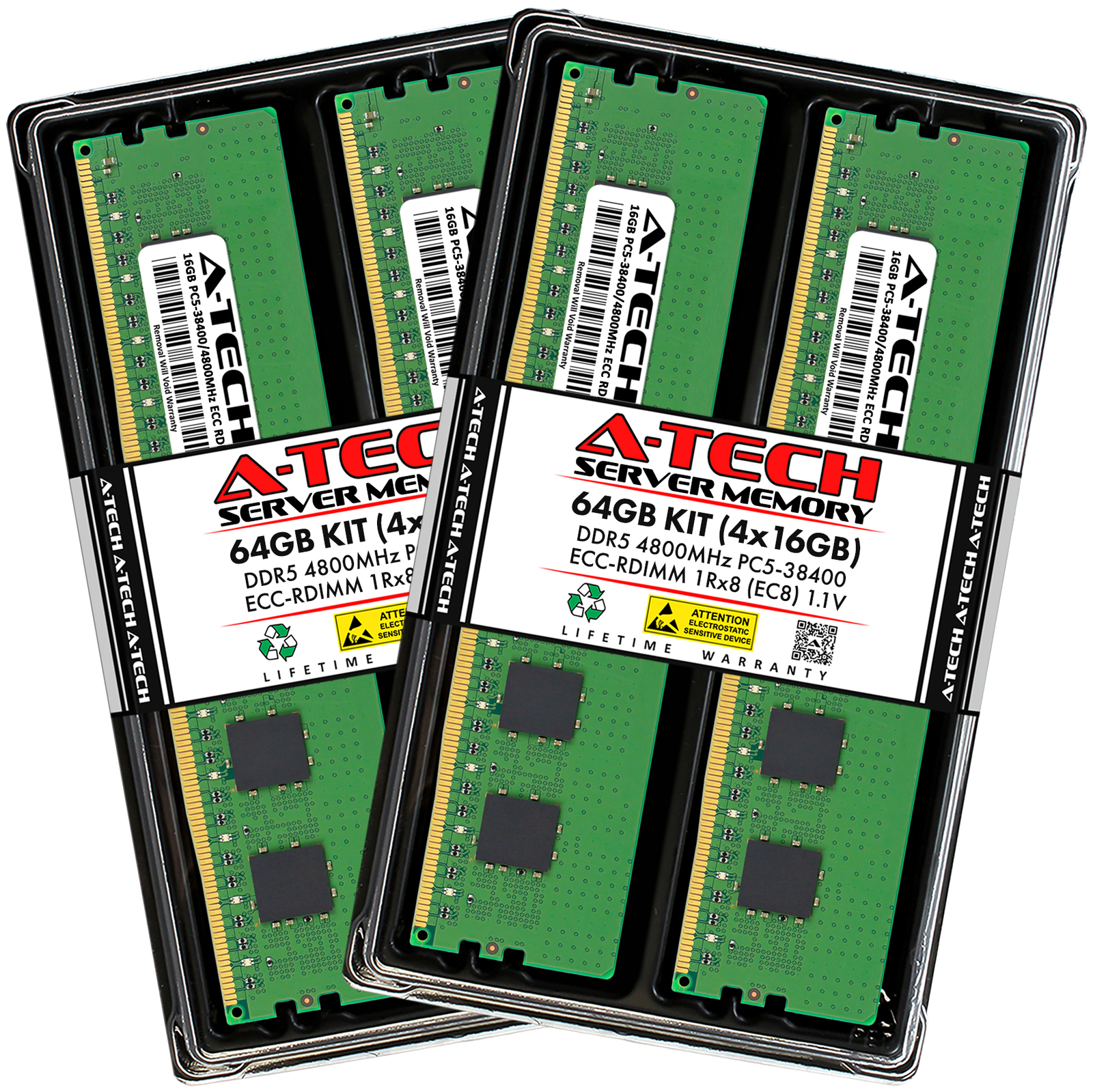 64GB 4x16GB PC5-4800 RDIMM Supermicro 111C-NR 822GA-NBRT A22GA-NBRT Memory RAM