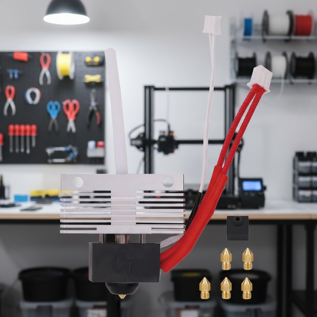 Complete Hotend Kit for Elegoo Neptune 3 Pro/Plus/Max - Includes Nozzles & Cover