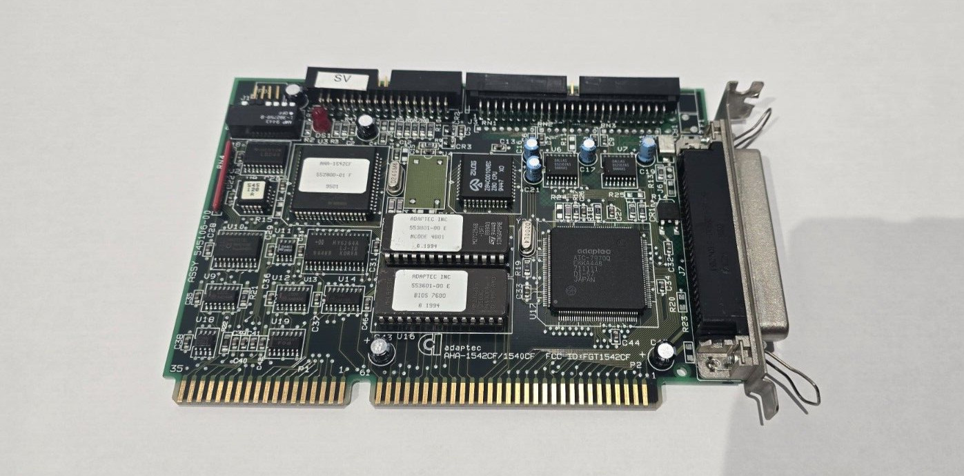 Vintage Adaptec AHA-1542CF SCSI controller card