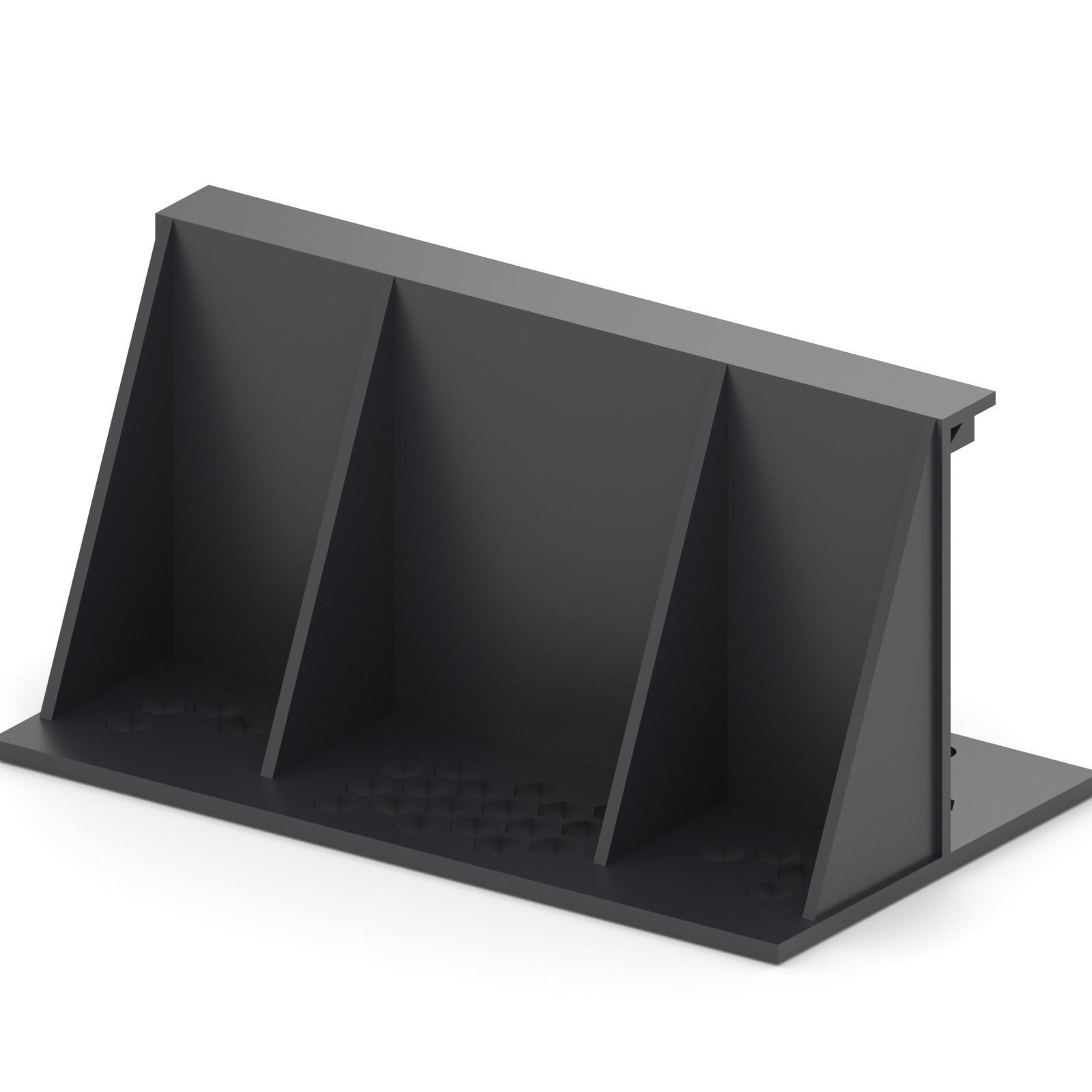 Wall Mount for Amazon eero Max 7 Wi-Fi 7 Router - Black PETG Shelf Bracket