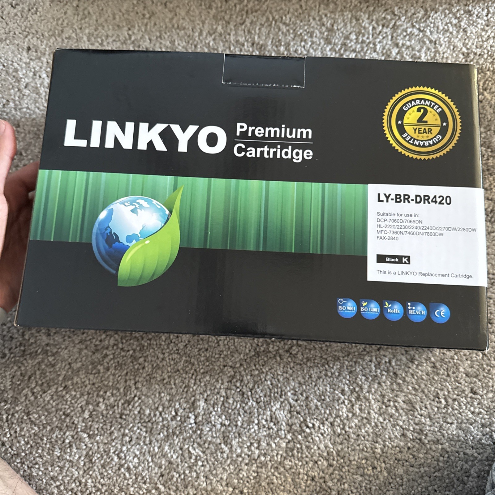 Linkyo Premium Replacement Cartridge LY-BR-DR630 Black NEW