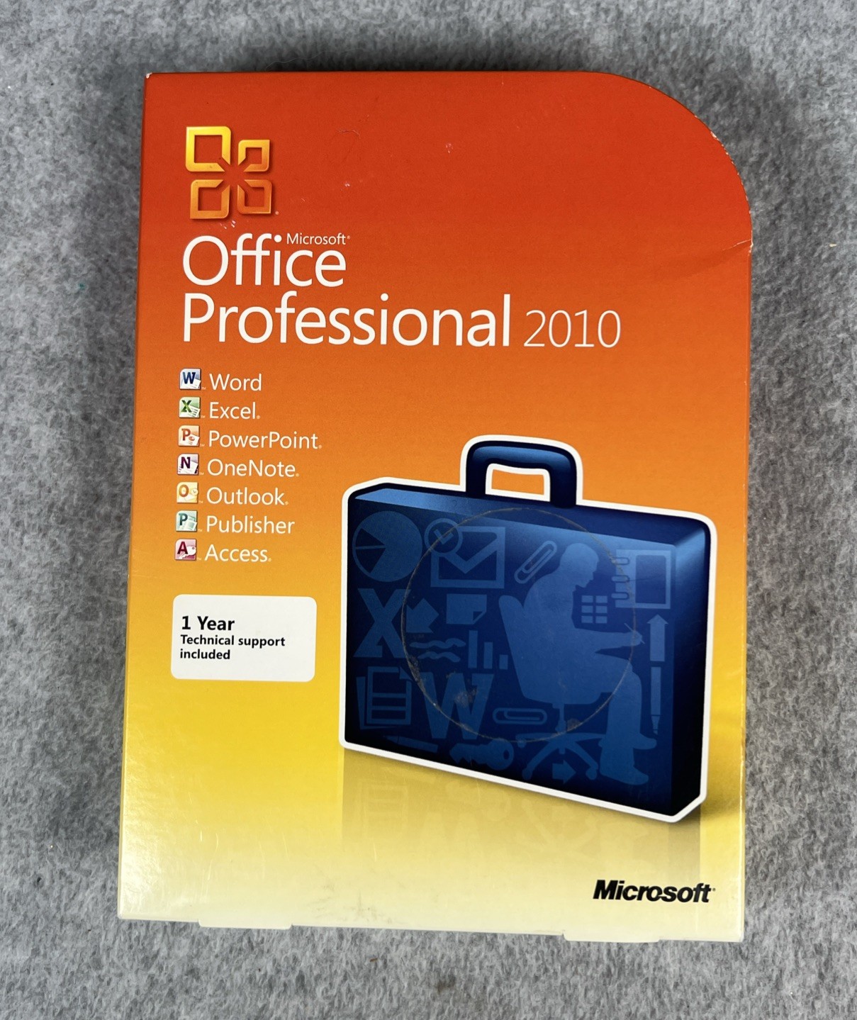 Microsoft Office 2010 Professional Full English Retail Box Version W/Product Key