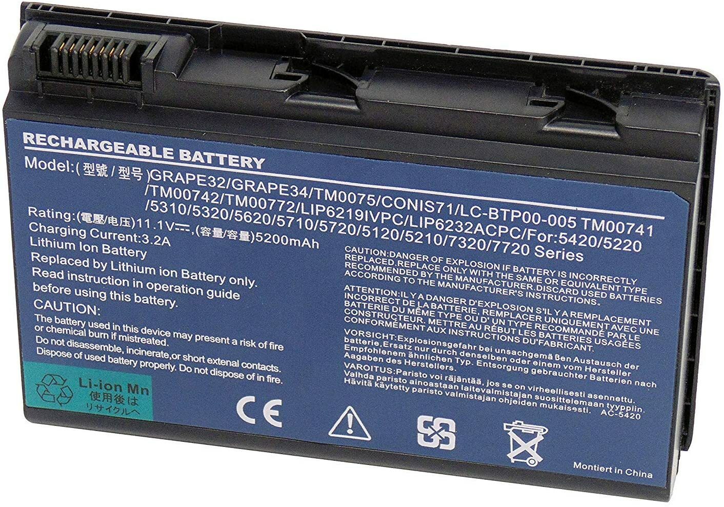 GRAPE32 for Acer Extensa 5100 5210 5220 5230 5230E 5320 5420 5610 5620 5620G 