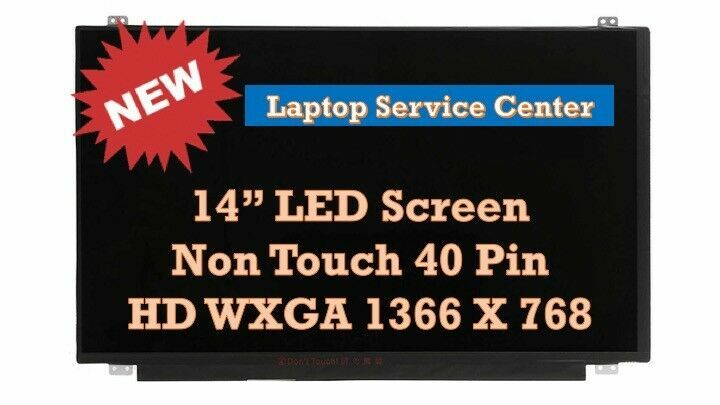 TOSHIBA Y000001380 LAPTOP LED LCD Screen LTN140AT20-T02 14.0 WXGA HD