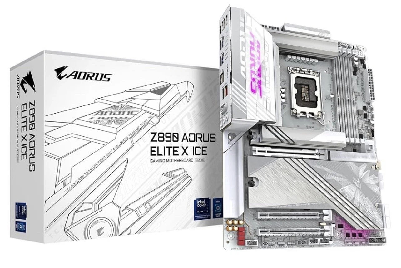 GIGABYTE Z890M AORUS ELITE WIFI7 ICE INTEL MOTHERBOARD