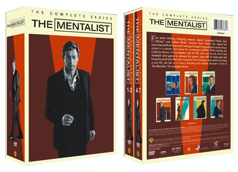 The Mentalist : The Complete Series Seasons 1-7 (DVD  34-disc ) Region 1~~
