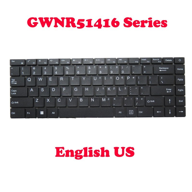 Keyboard For Gateway GWNR51416 GWNR51416-BK GWNR51416-BL RD GWNR51416-GR English