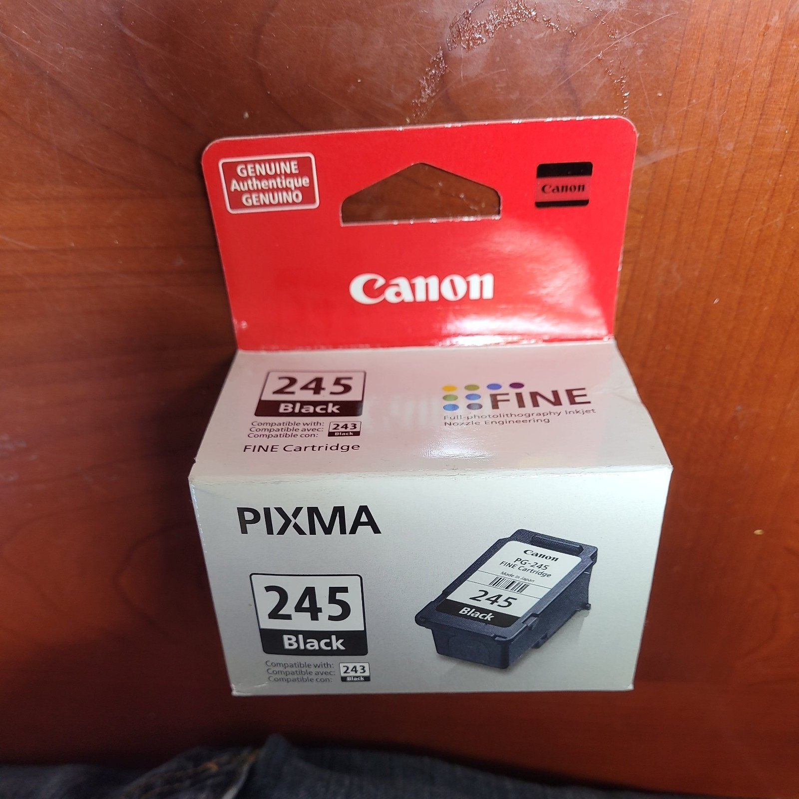Lot of 2 Ink Cartridge  For Canon PIXMA PG 245 BLACK